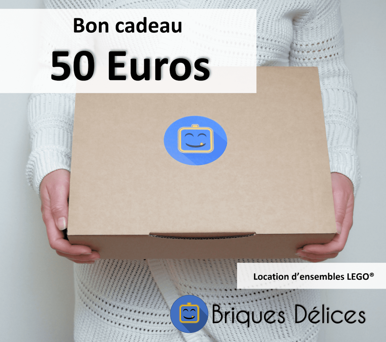 Carte cadeau 50 Euros Briquesdelices